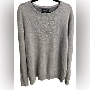 Professional Athletes 100% Cashmere Crewneck Sweater 
Grey- Size XL